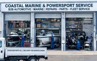 Marine and powersport service shops